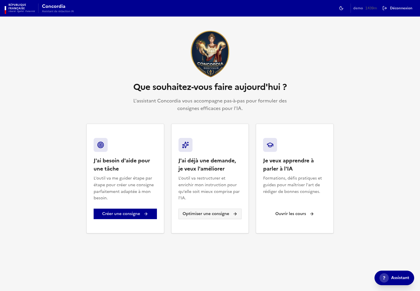 Accueil actions