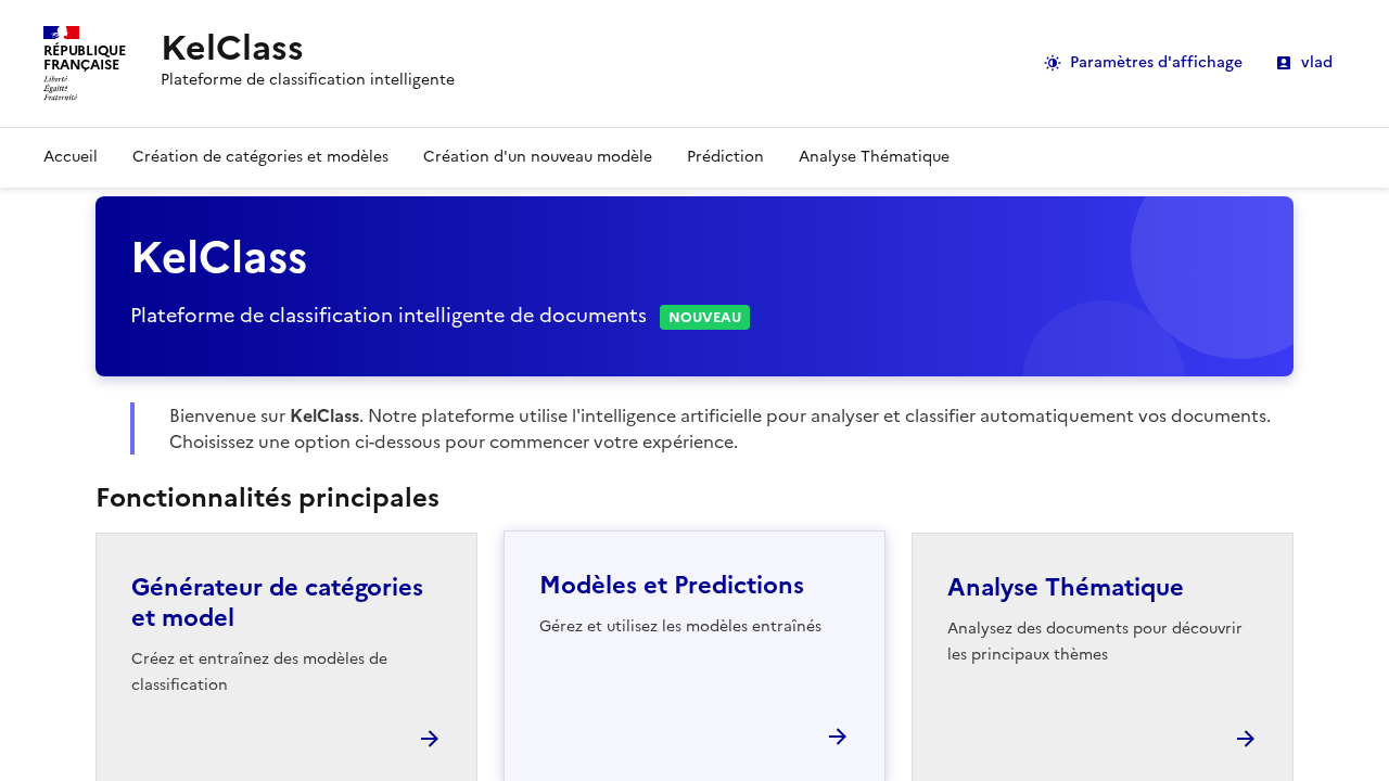 Detail espace utilisateur
