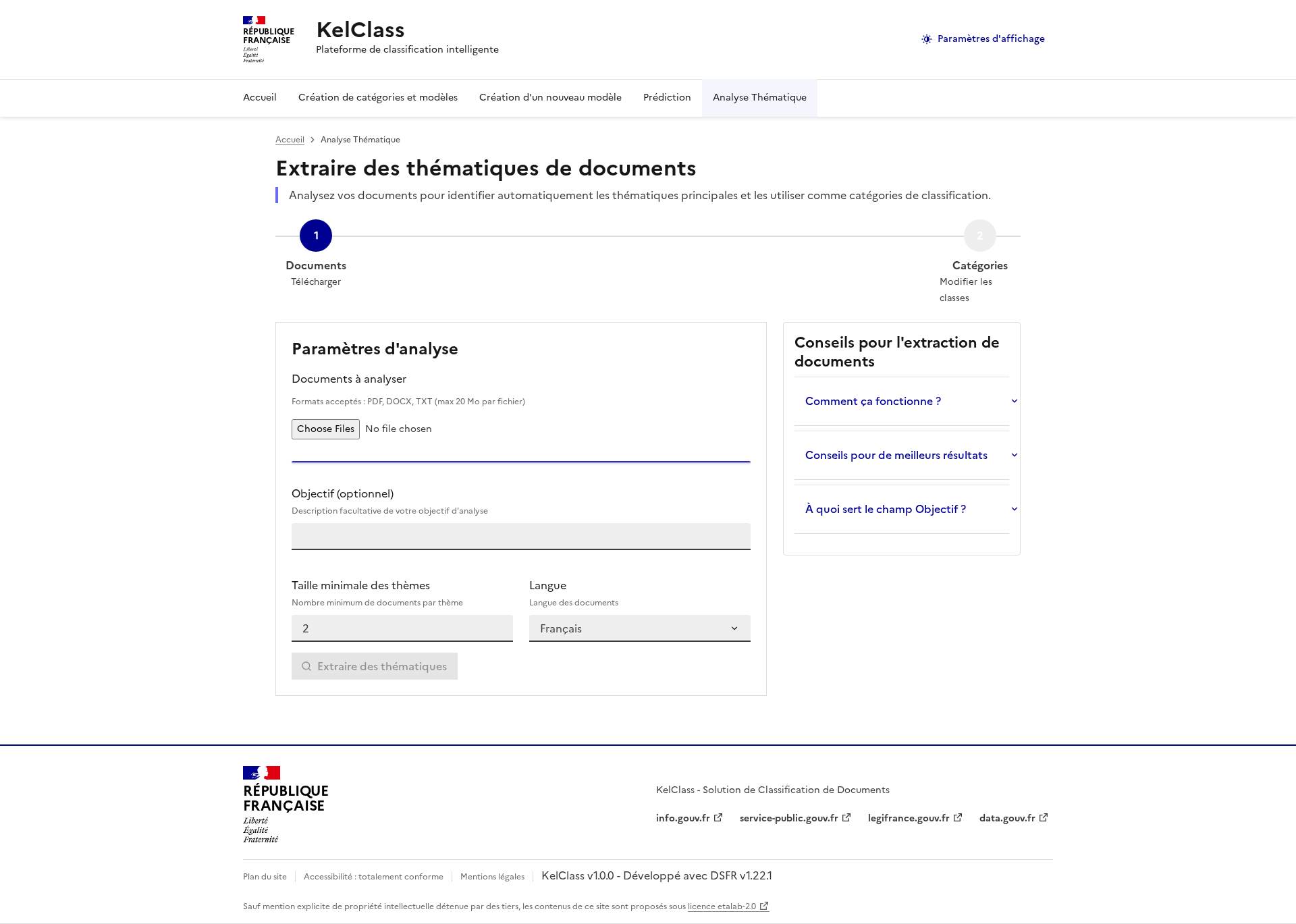 Analyse thematique CODIR