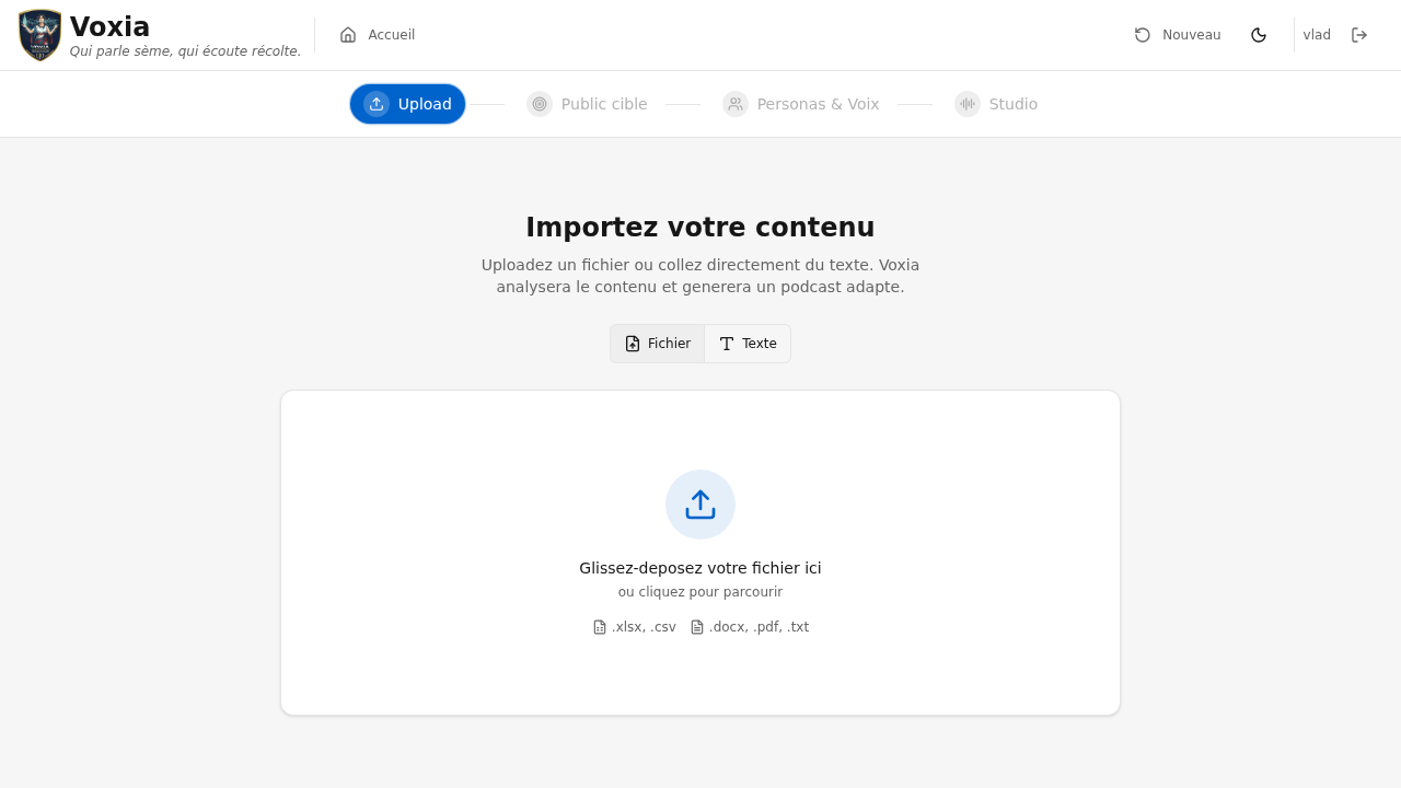 Upload fichier